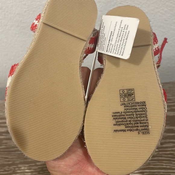 NWT Janie and Jack Woven Sandals - Picture 3 of 4